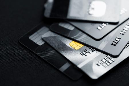 credit cards corner detail