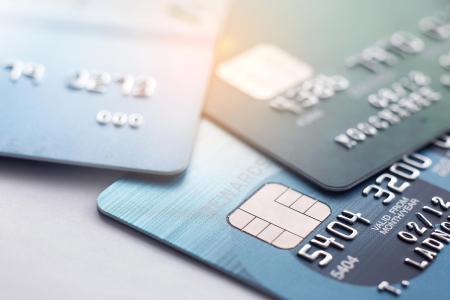 credit cards corner detail