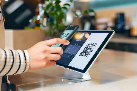 POS QR code scanning